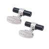 Boutons de manchette de CHRISTIAN LACROIX "More Black" LJM925A