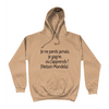 Sweat à capuche AWDis College à citation : " Je ne perds jamais, je gagne, ou j'apprends ! (Nelson Mandela) L'Ecole de la Vie n'a point de vacances atoupry