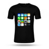 T-SHIRT AVEC ICONES DE TEL atoupry