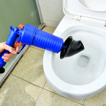 Pistolet déboucheur manuel puissant à haute pression pour évier Pompe/pistolet/nettoyeur/déboucheur en plastique pour déboucher les toilettes.