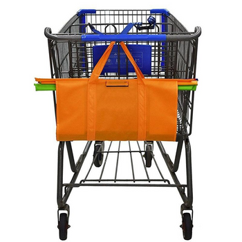 Sacs malins de rangement chariot/caddie pour courses organisées au supermarché (pack de 4)