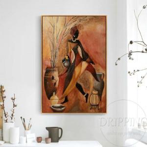 Femme Africaine (Toile) atoupry