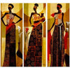 Trois femmes Massaï en toile atoupry